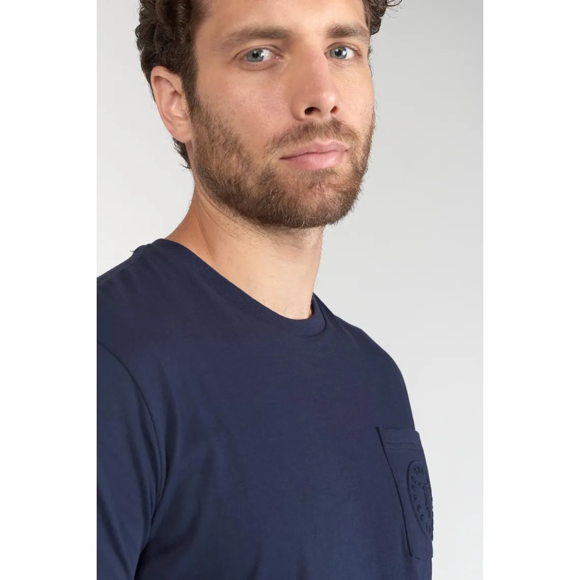 T-shirt Paia bleu nuit en coton | 3 Suisses