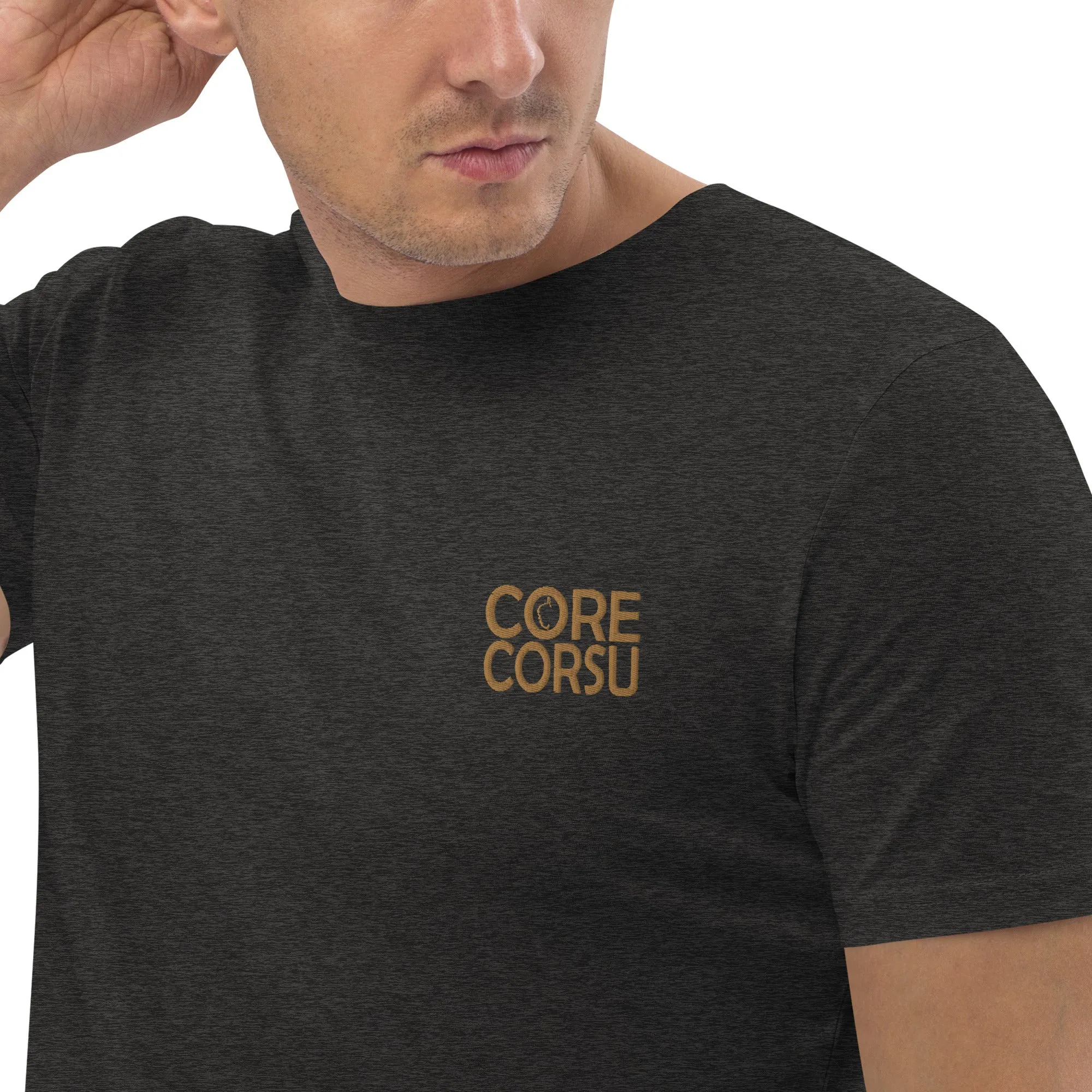T-shirt unisexe en coton bio Brodé Core Corsu