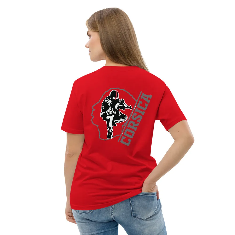 T-shirt unisexe en coton biologique Ribellu Corsica