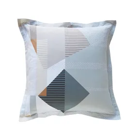 Taie d'oreiller CARAMEL gris en coton | 3 Suisses