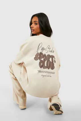 Tall - Sweat à slogan Sports Club