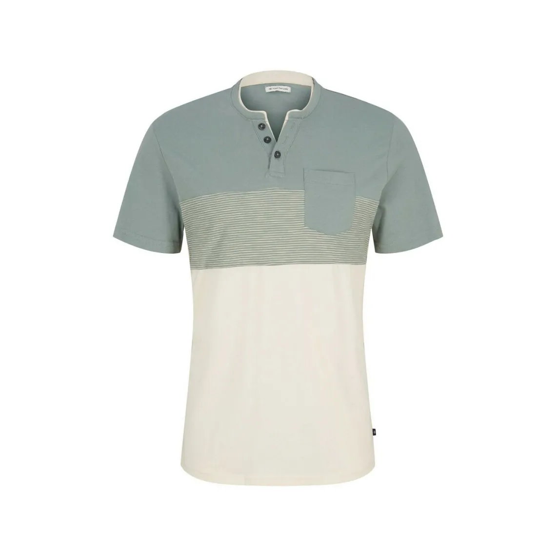 Tee-shirt homme vert en coton Tom Tailor - T-shirt / Polo Homme sur MenCorner