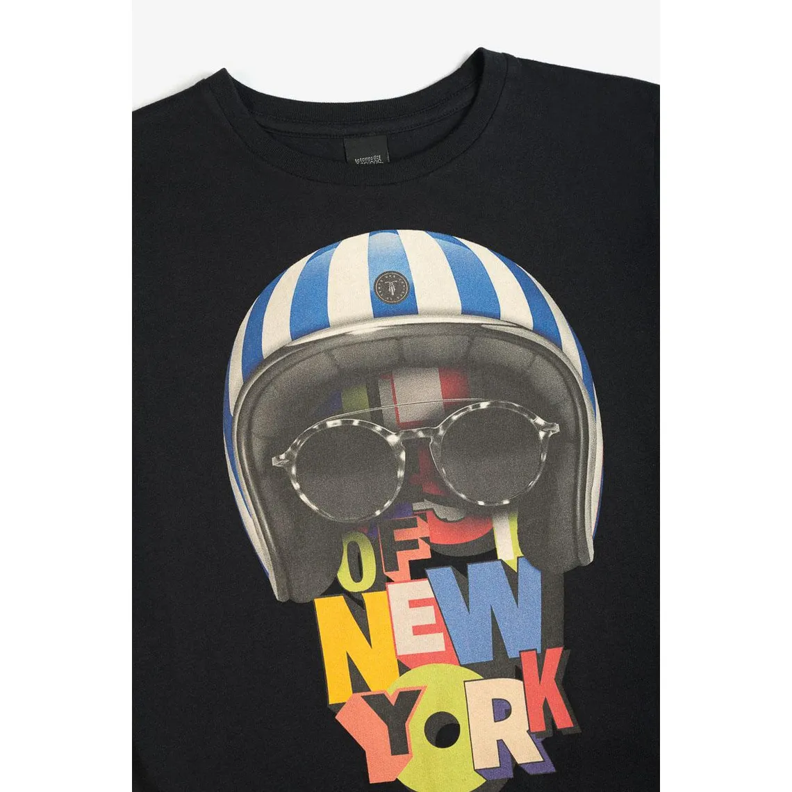 Tee-Shirt NICOLAJBO noir en coton | 3 Suisses