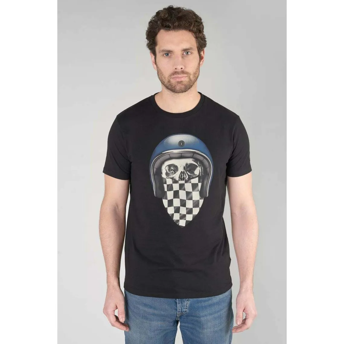 Tee-Shirt RODI noir en coton Le Temps des Cerises - T-shirt / Polo Homme sur MenCorner