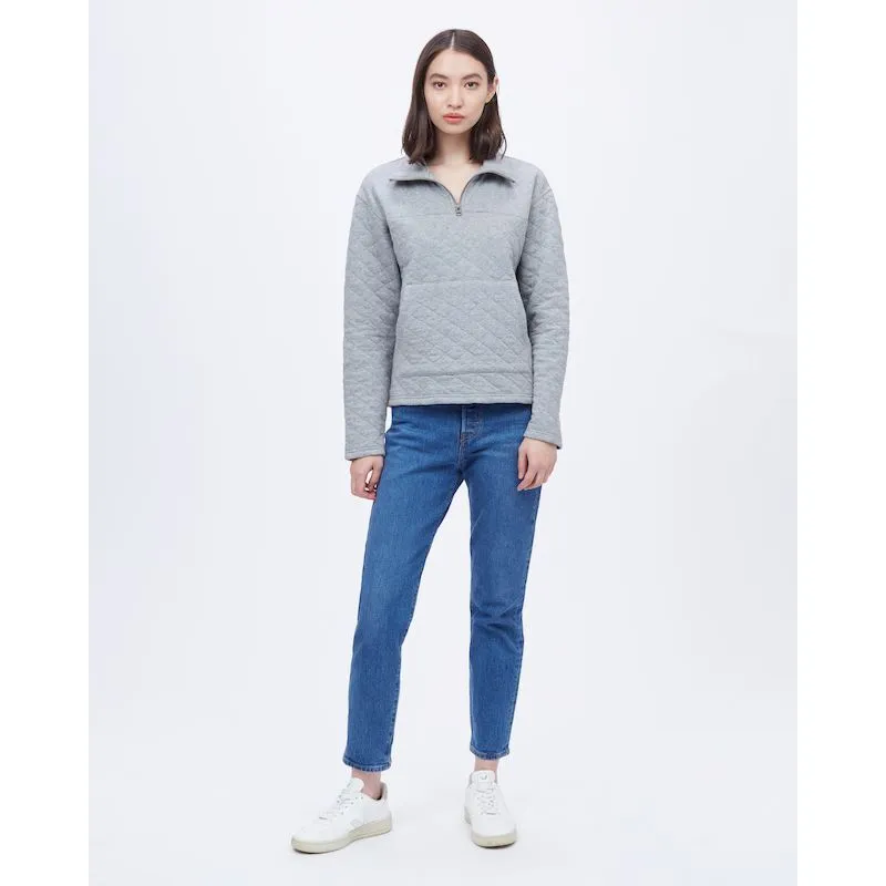 Tentree 1/4 Zip Quilted Fleece - Polaire femme | Hardloop