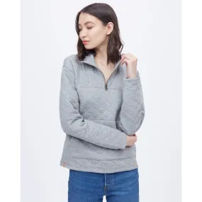 Tentree 1/4 Zip Quilted Fleece - Polaire femme | Hardloop