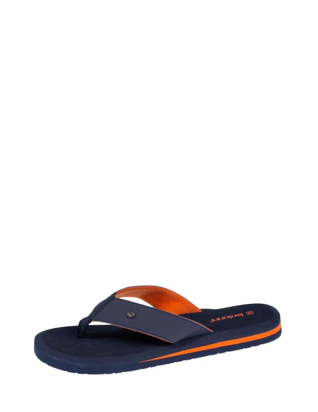 Tongs Homme Isotoner Ref 57086 AFU Marine
