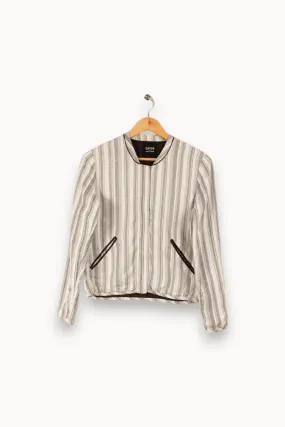 Veste blanche et noire - Taille S/36