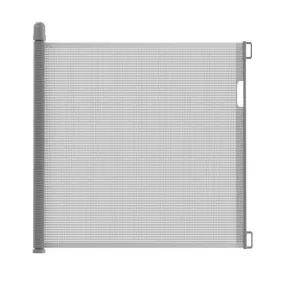 XMTECH Barrière de Sécurité pour Bébés - Chiens Rétractable (Large : 0 - 180 CM) - Gris - Pour enfants et animaux